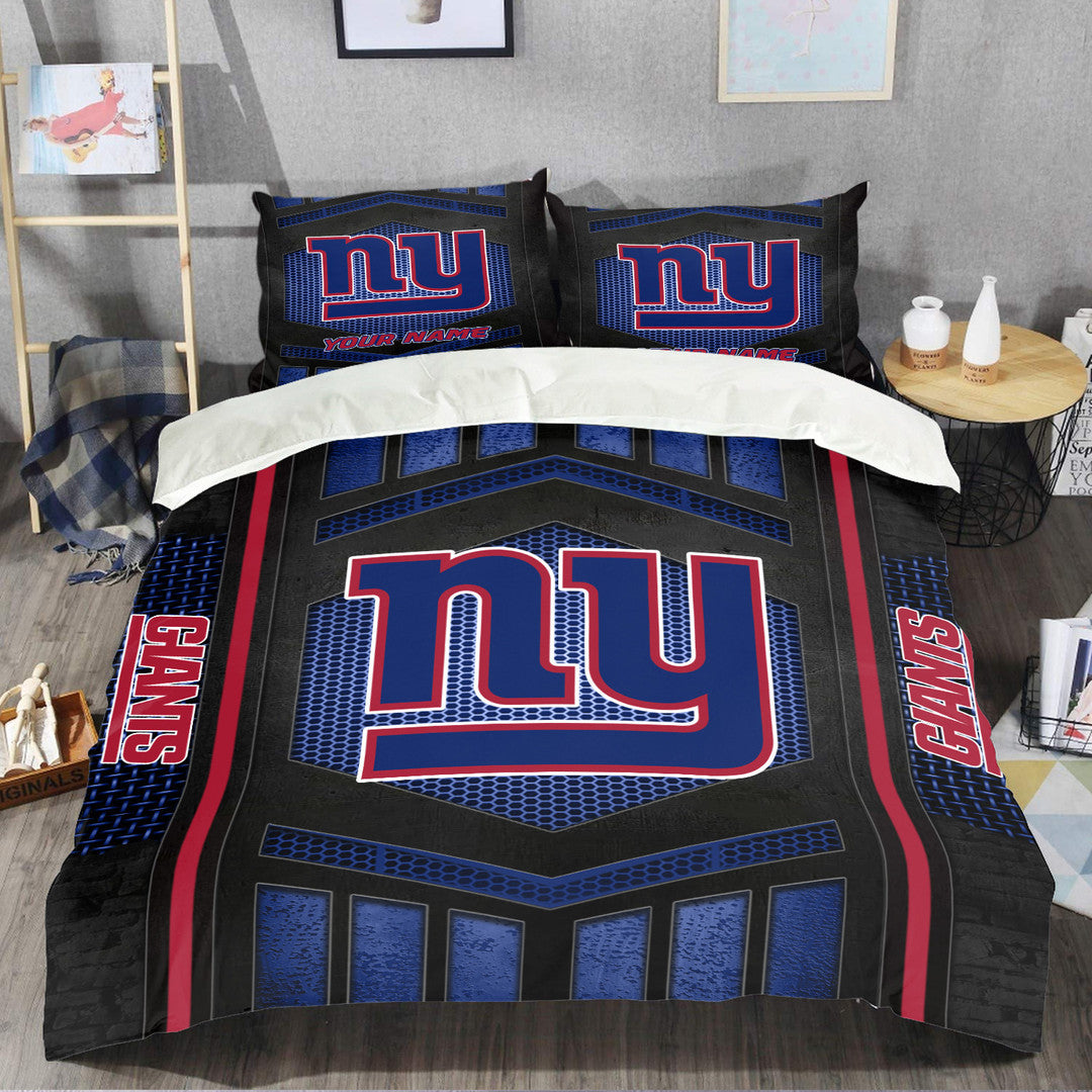 New York Giants Personalized Bedding Set Best Gift For Fan BGBED126