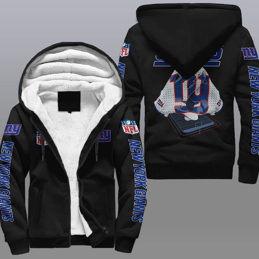 New York Giants Heavy Fleece Zip-up Hoodie MTE07