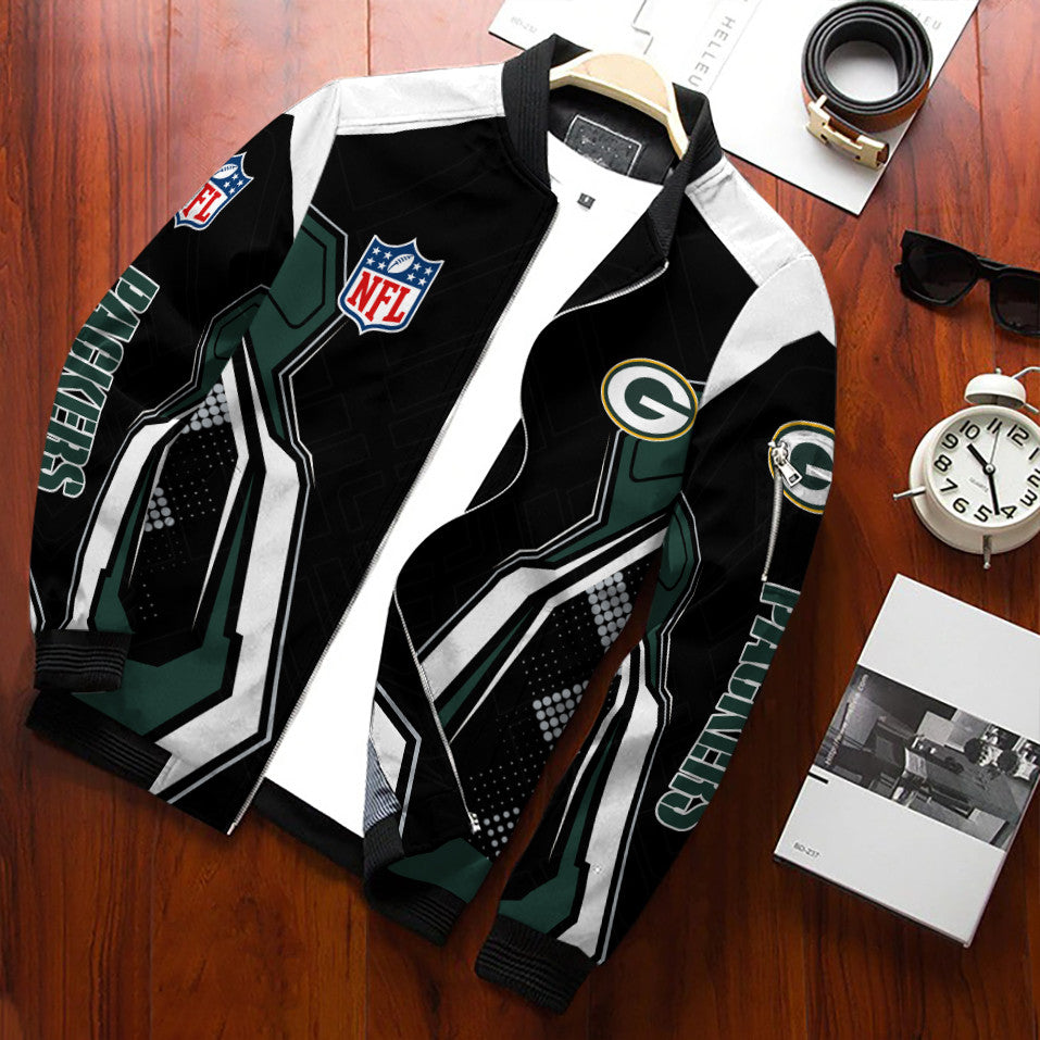 Green Bay Packers Personalized Bomber Jacket BGBBJ972