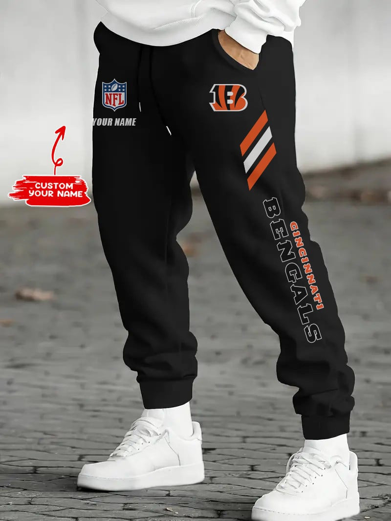 Cincinnati Bengals Vintage Hoodie And Pants AZVMHD328+AZPANTS328