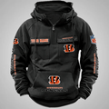 Cincinnati Bengals Vintage Men Hoodie AZVMHD095