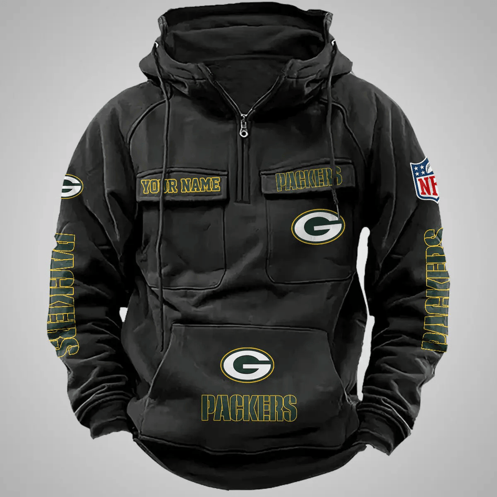 Green Bay Packers Vintage Men Hoodie AZVMHD104