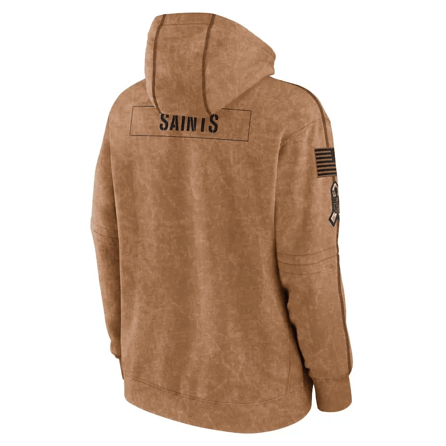 New Orleans Saints Men's Sideline Pullover Hoodie AZMSPHD023