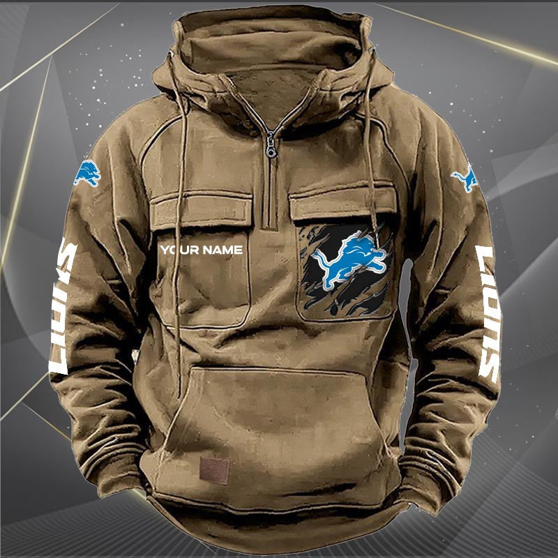 Detroit Lions Vintage Men Hoodie KDAMB43655