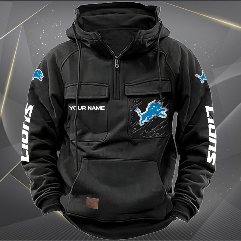 Detroit Lions Vintage Men Hoodie KDAMB43655