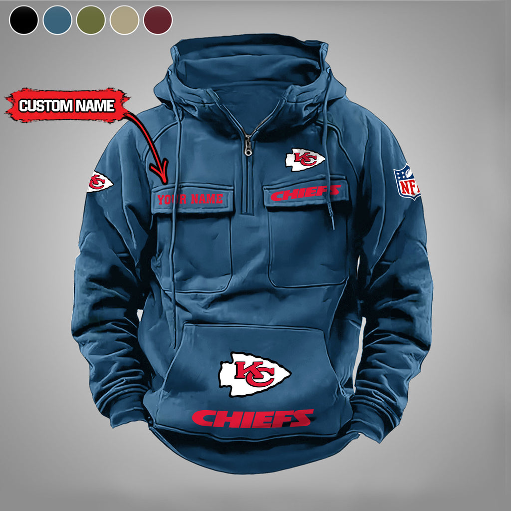 Kansas City Chiefs Vintage Men Hoodie AZVMHD009