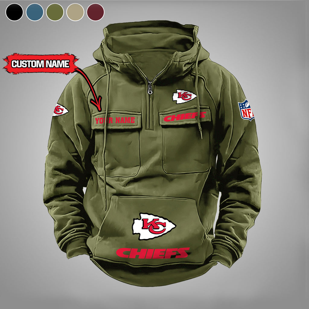 Kansas City Chiefs Vintage Men Hoodie AZVMHD009