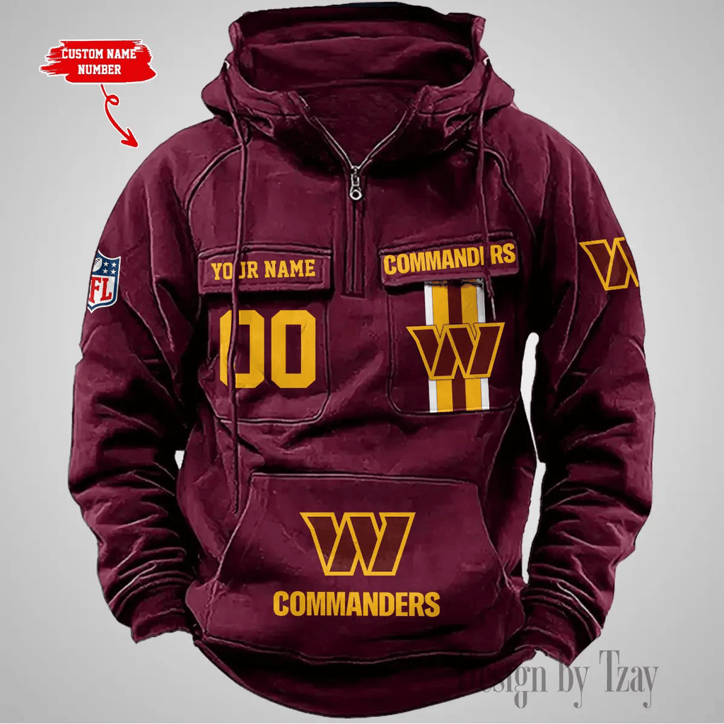 Washington Commanders Vintage Men Hoodie DV2 AZVMHD443