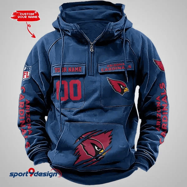 Arizona Cardinals Vintage Men Hoodie AZVMHD139