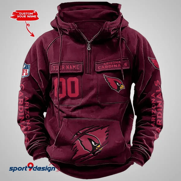 Arizona Cardinals Vintage Men Hoodie AZVMHD139