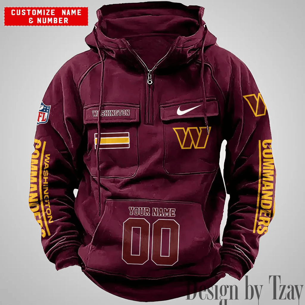 Washington Commanders Vintage Men Hoodie DV2 AZVMHD411