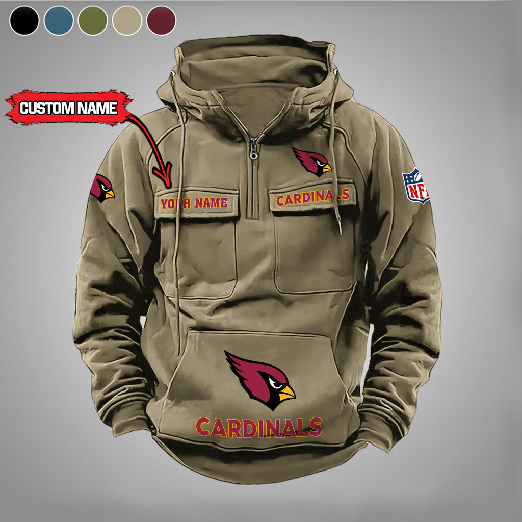 Arizona Cardinals Vintage Men Hoodie AZVMHD028