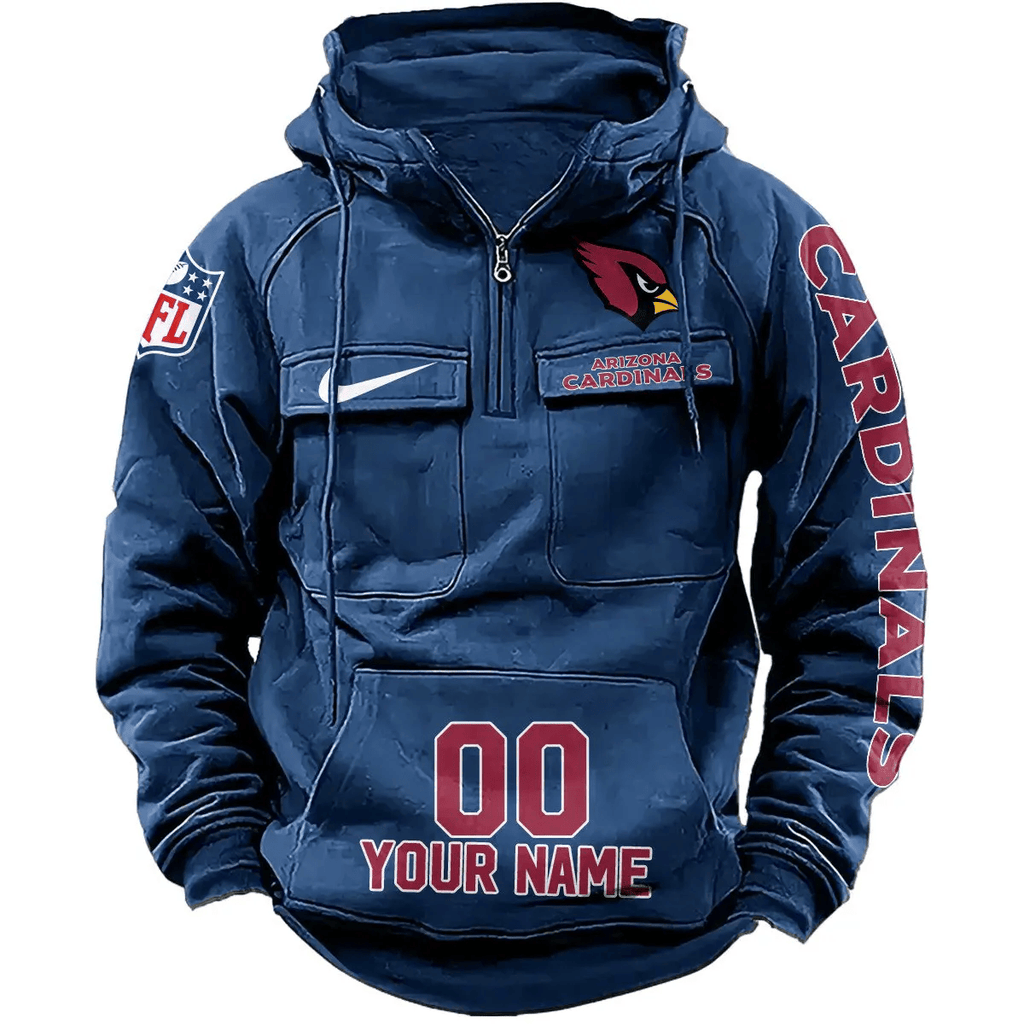 Arizona Cardinals Vintage Men Hoodie AZVMHD062