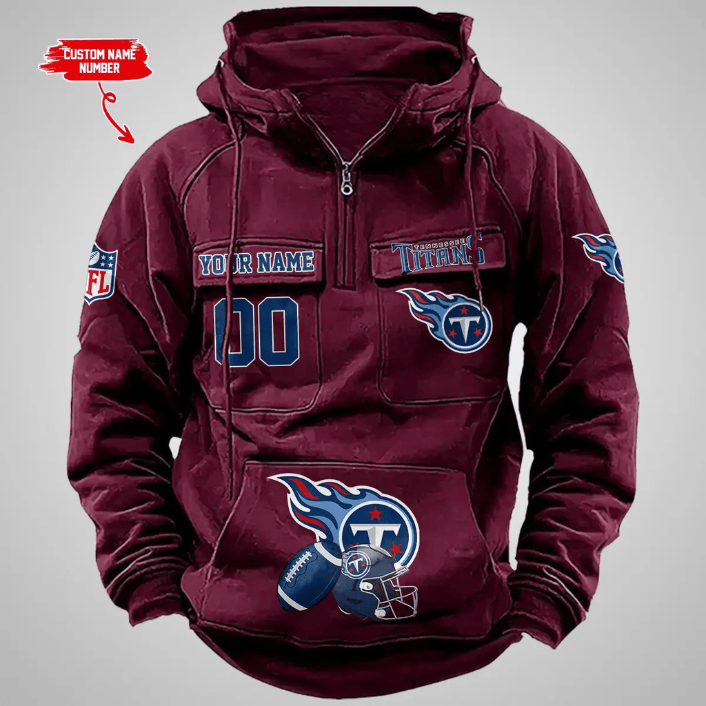 Tennessee Titans Vintage Men Hoodie AZVMHD241