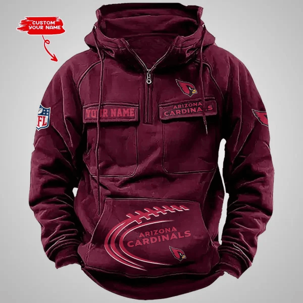 Arizona Cardinals Vintage Men Hoodie AZVMHD110