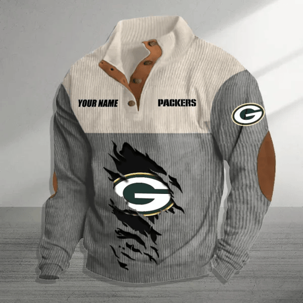Green Bay Packers Premium Personalized Game-Day Pullover S9DBSCH140