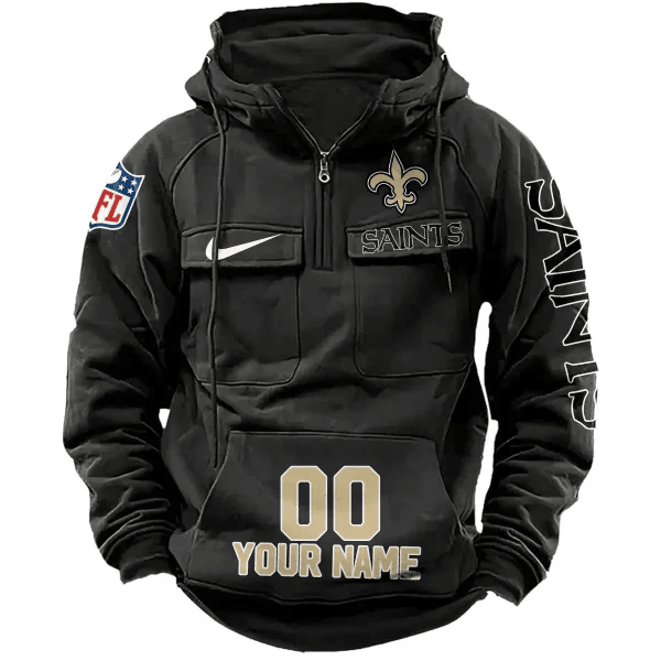 New Orleans Saints Vintage Men Hoodie AZVMHD084