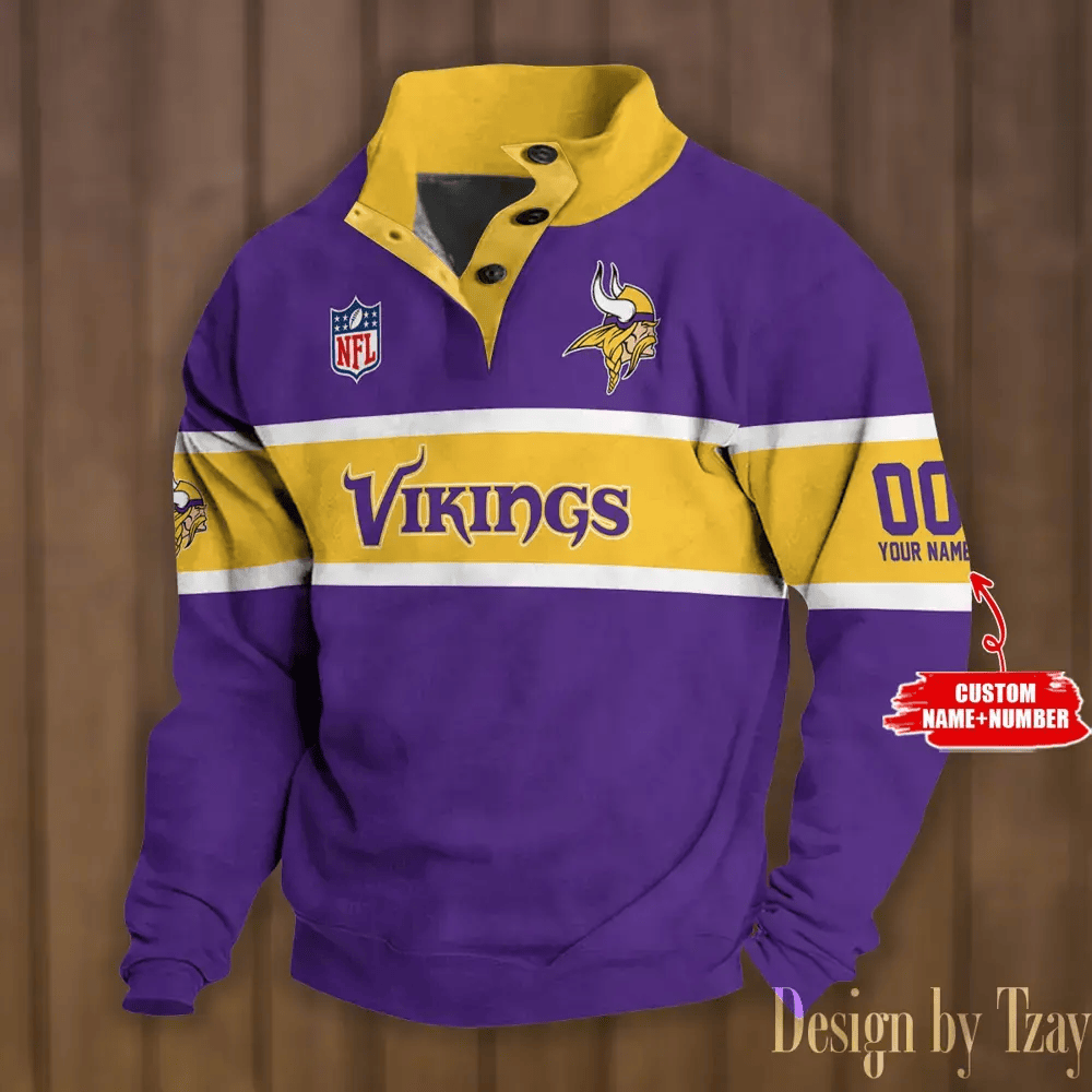 SPTS9DBSCH464-Minnesota Vikings NFL Double Hoodies DV8