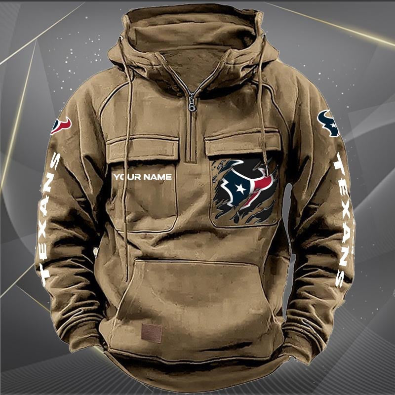 Houston Texans Vintage Men Hoodies DV5 AZVMHD044