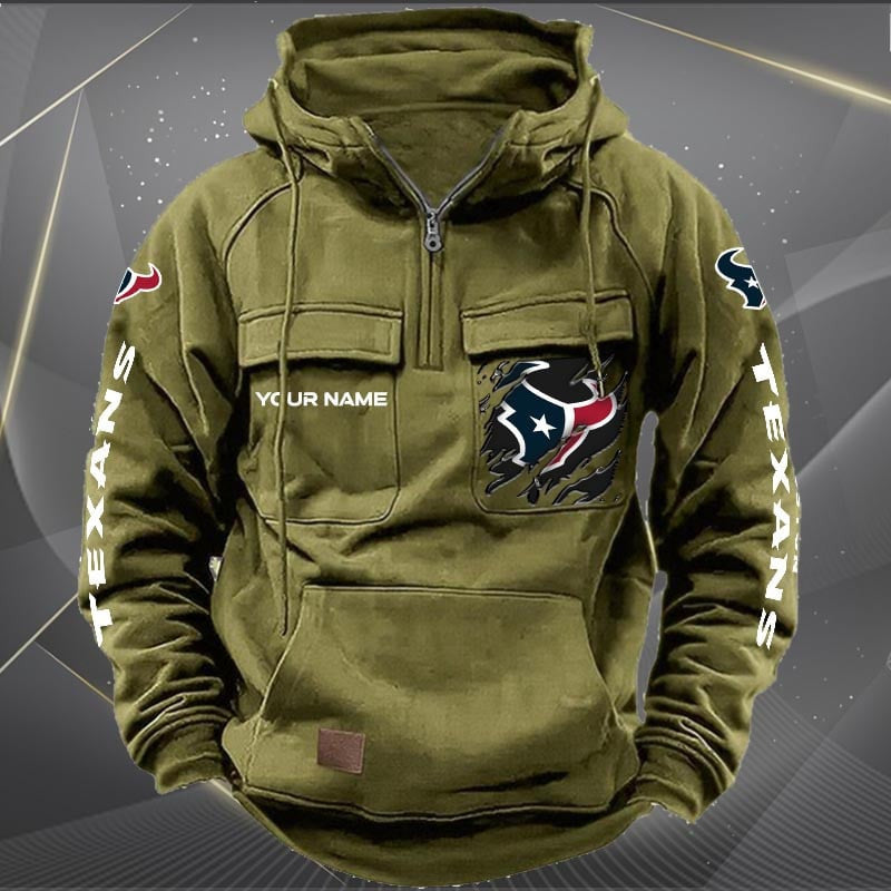 Houston Texans Vintage Men Hoodies DV5 AZVMHD044