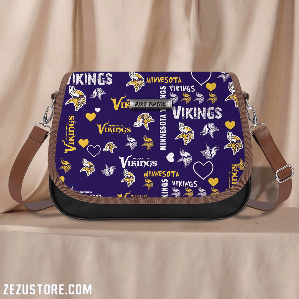 Minnesota Vikings NFL M01 Leather Bag ANZM01LB021