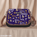 Minnesota Vikings NFL M01 Leather Bag ANZM01LB021