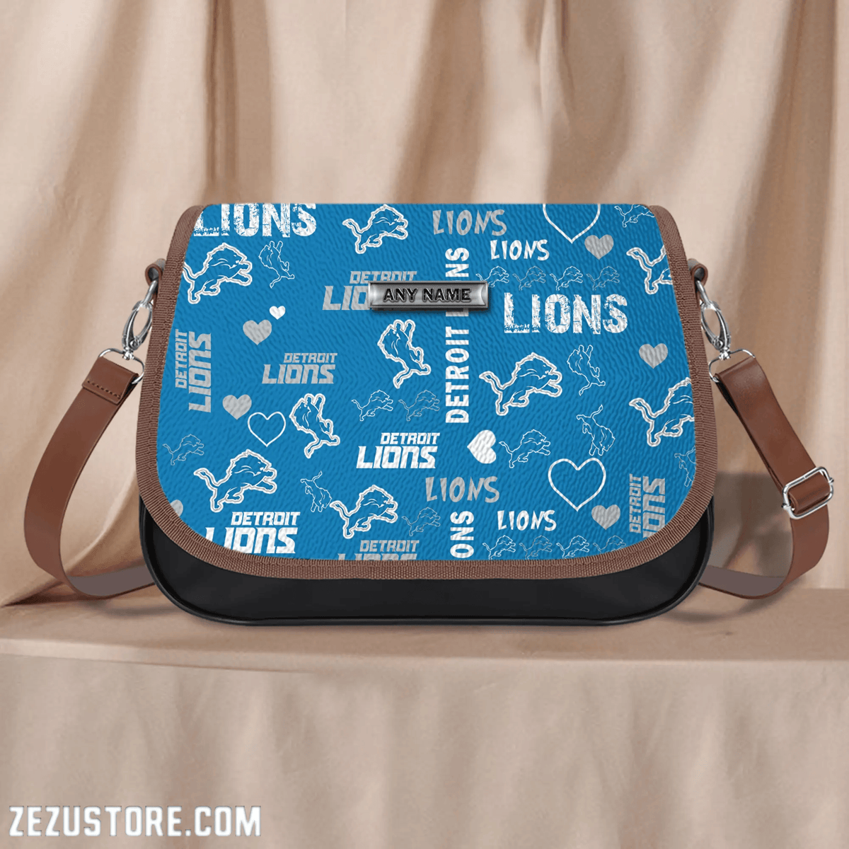 Detroit Lions NFL M01 Leather Bag ANZM01LB011