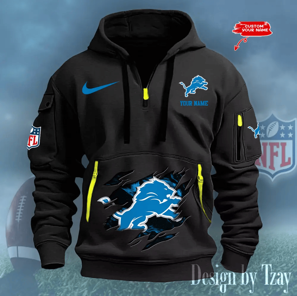 Detroit Lions Heavy Hoodies AZHEAVYHD194