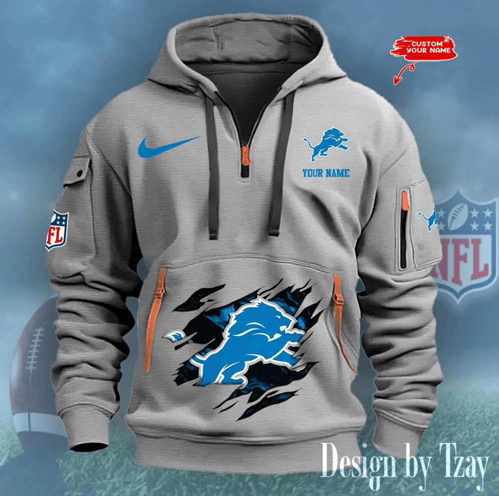 Detroit Lions Heavy Hoodies AZHEAVYHD194