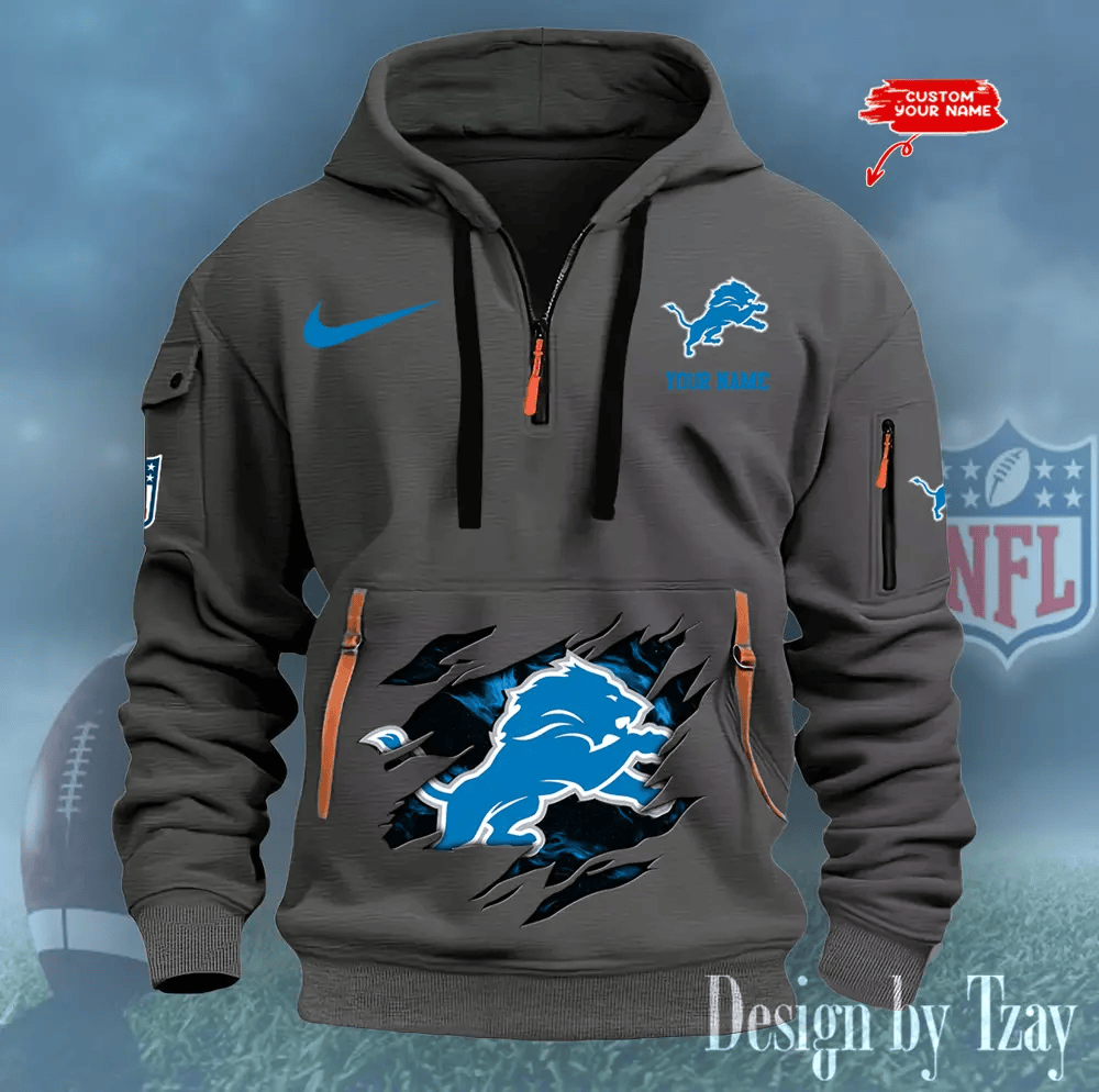 Detroit Lions Heavy Hoodies AZHEAVYHD194