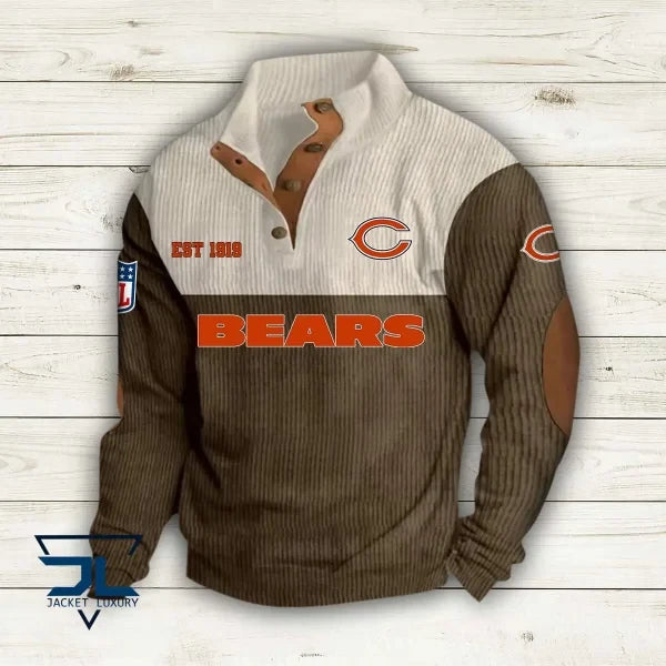 Chicago Bears Premium Personalized Game-Day Pullover S9DBSCH102