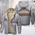 Los Angeles Chargers DMTZ0855 Premium Sherpa-Lined Winter Hoodie – Personalized Edition