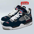 Houston Texans Personalized AJ4 Sneaker BG341