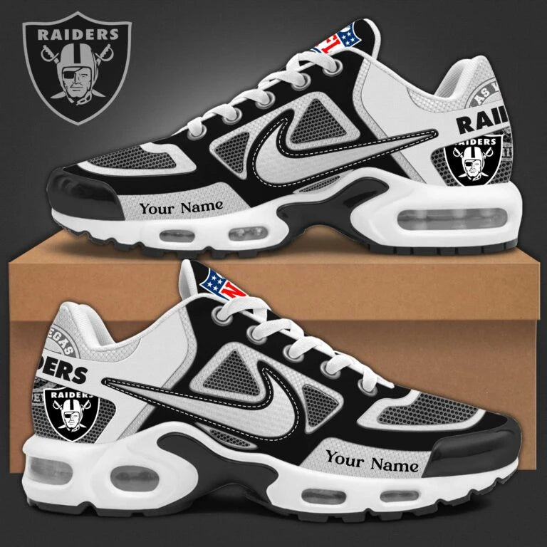 Las Vegas Raiders Sosh Custom Name Air Cushion Sport Shoes SPTTNSHOES017