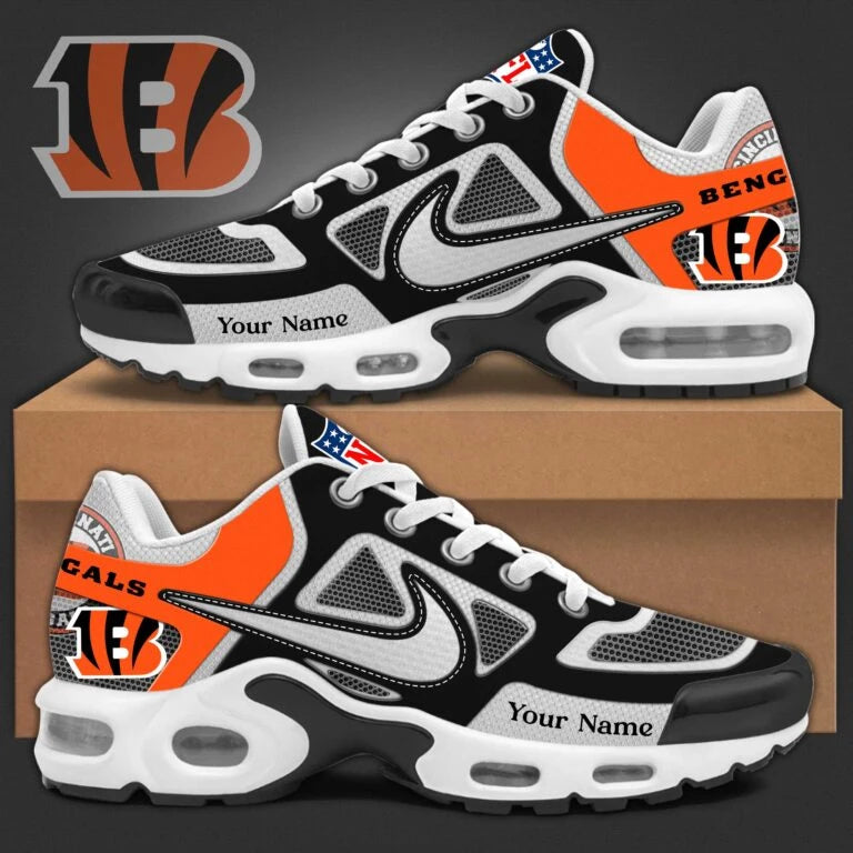 Cincinnati Bengals Sosh Custom Name Air Cushion Sport Shoes SPTTNSHOES007