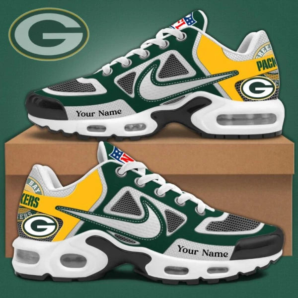 Green Bay Packers Sosh Custom Name Air Cushion Sport Shoes SPTTNSHOES012