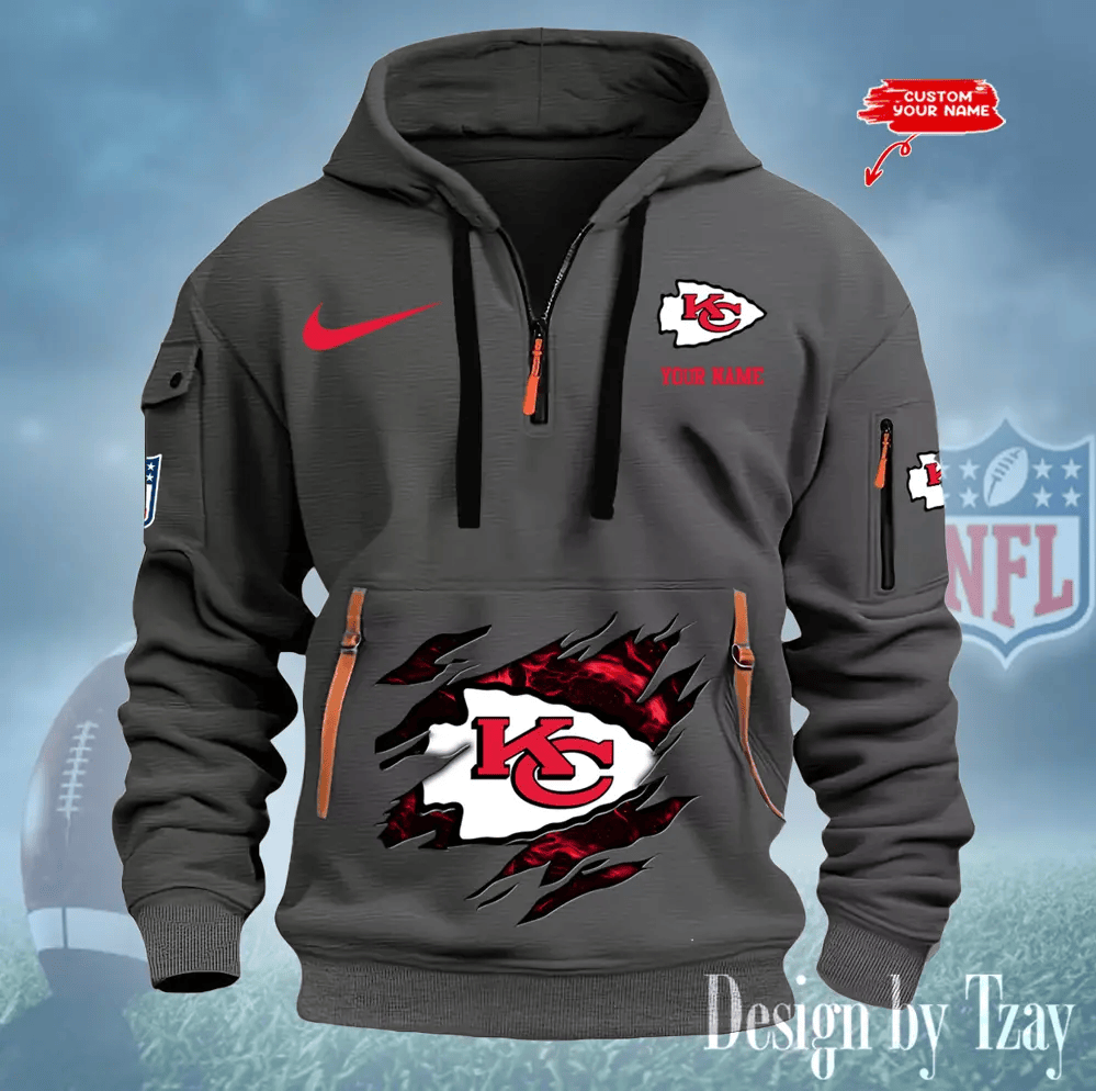 Kansas City Chiefs Heavy Hoodies AZHEAVYHD199