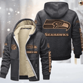Seattle Seahawks DMTZ0866 Premium Sherpa-Lined Winter Hoodie – Personalized Edition
