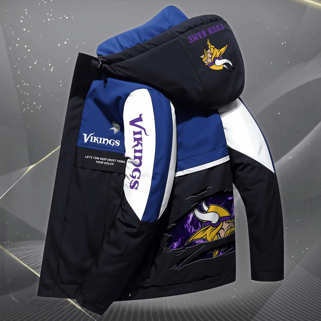 Minnesota Vikings Outdoor Windproof Jacket SPTOWPJK054