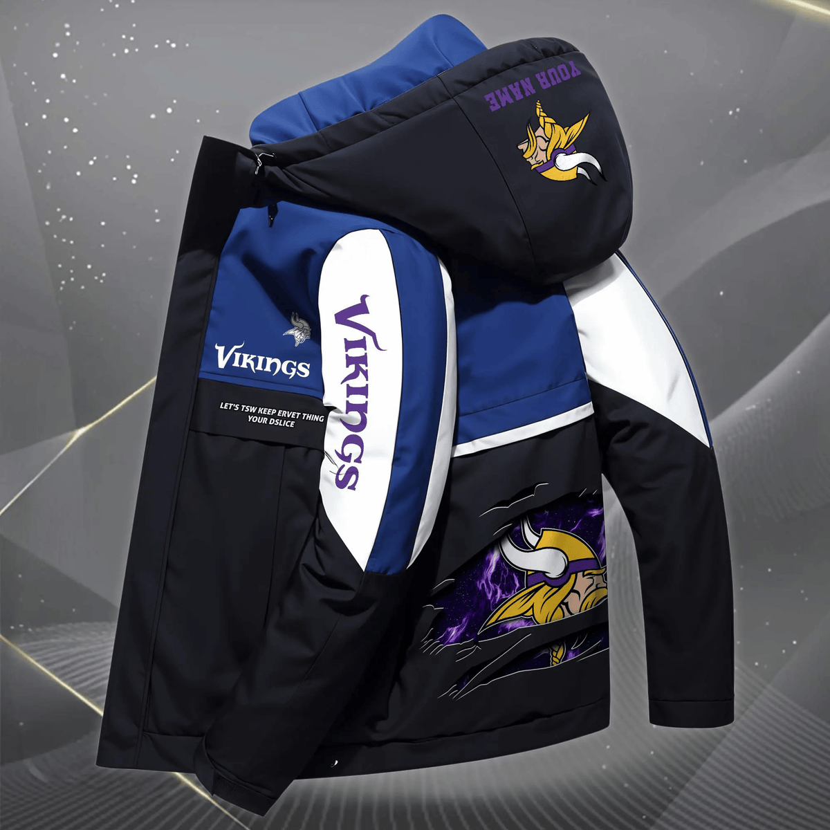 Minnesota Vikings Outdoor Windproof Jacket SPTOWPJK054