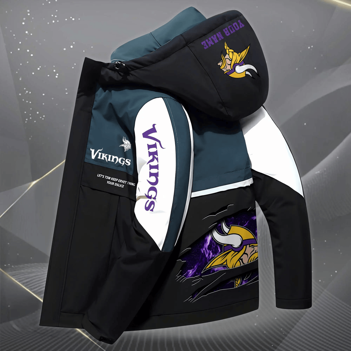 Minnesota Vikings Outdoor Windproof Jacket SPTOWPJK054