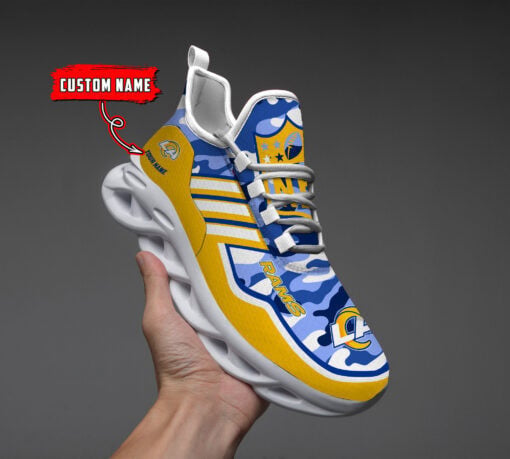 Los Angeles Rams Personalized Yezy Running Sneakers BG230