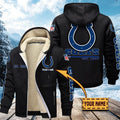 Premium Sherpa-Lined Winter Hoodie – Personalized Edition Indianapolis Colts VITZC084