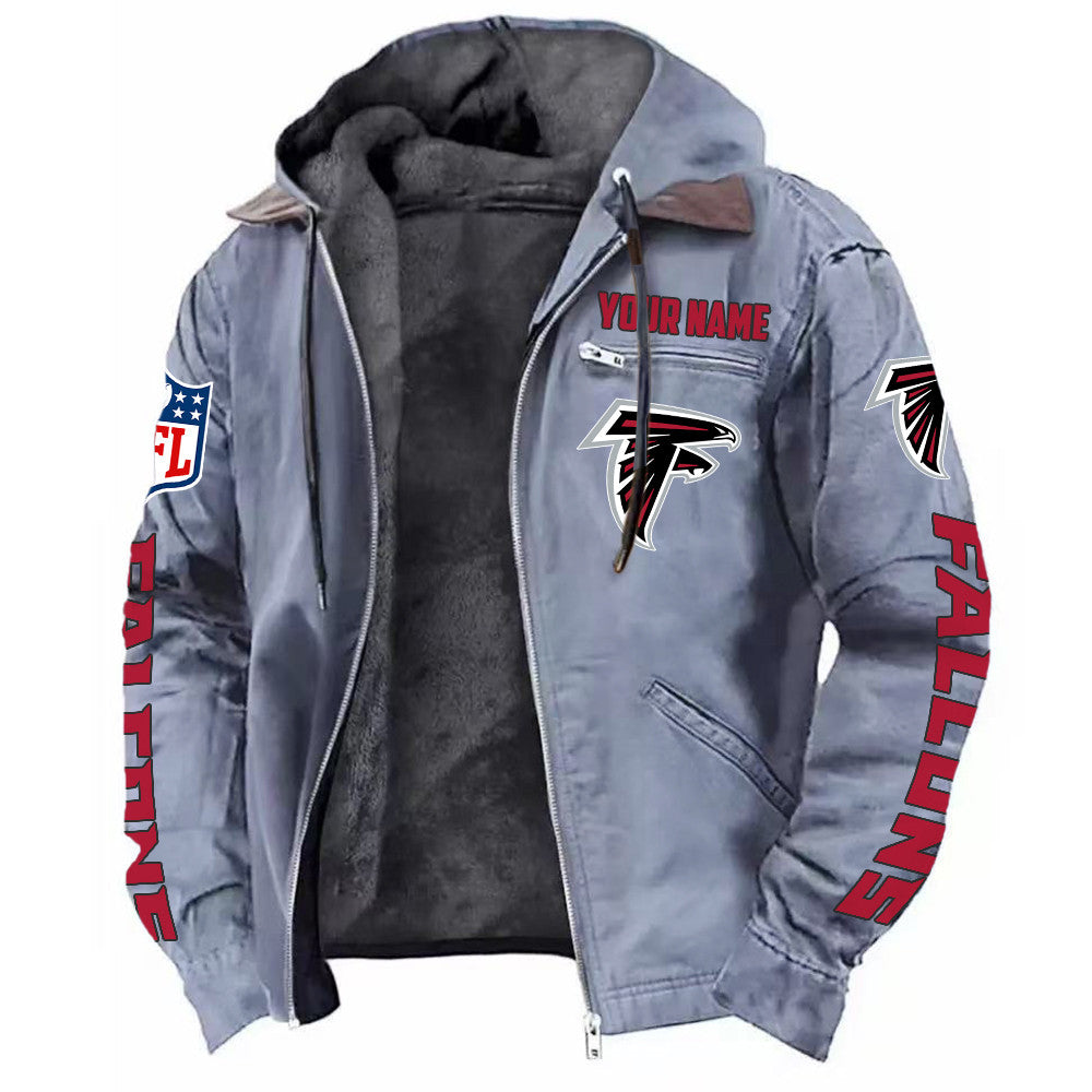 Atlanta Falcons DMJK0002 Hooded Cardigan Jacket