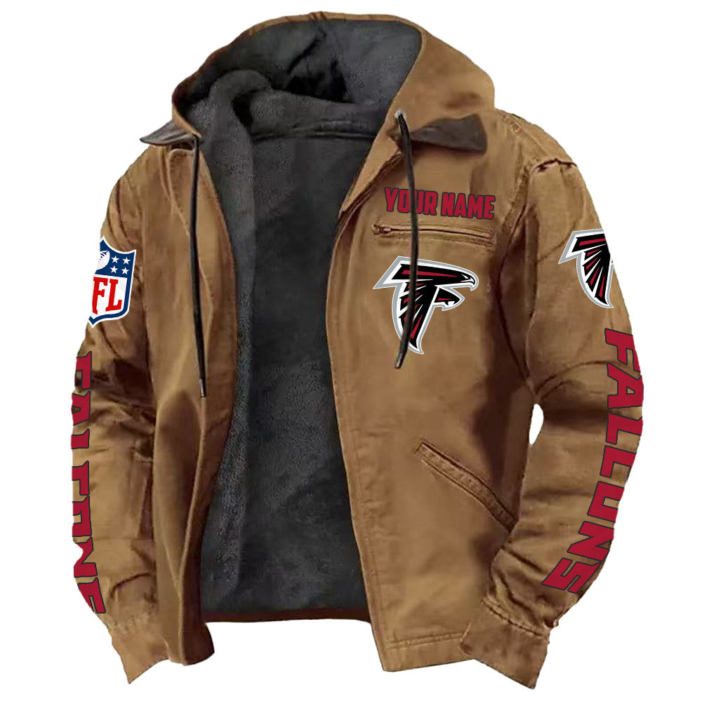 Atlanta Falcons DMJK0002 Hooded Cardigan Jacket