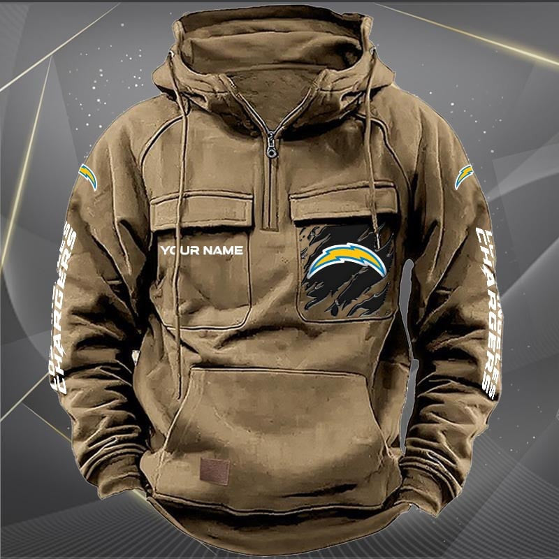 Los Angeles Chargers Vintage Men Hoodie AZVMHD049