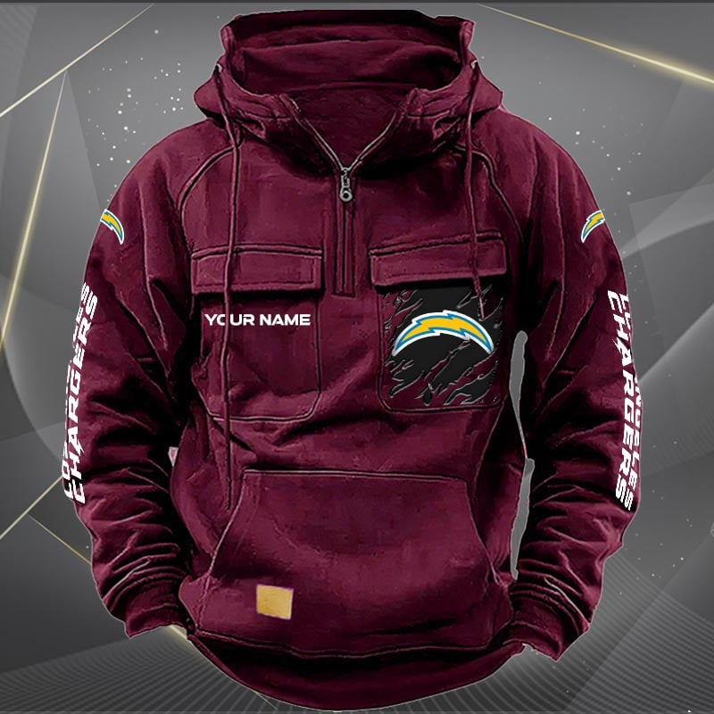 Los Angeles Chargers Vintage Men Hoodie AZVMHD049
