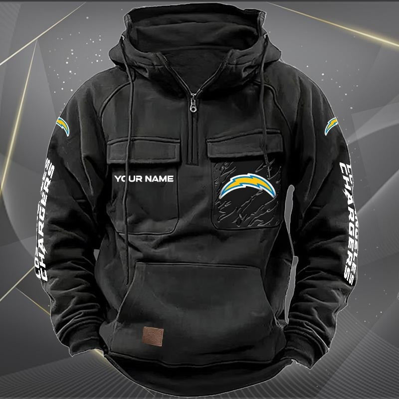 Los Angeles Chargers Vintage Men Hoodie AZVMHD049