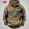 Los Angeles Chargers Vintage Men Hoodie DV22 AZVMHD493