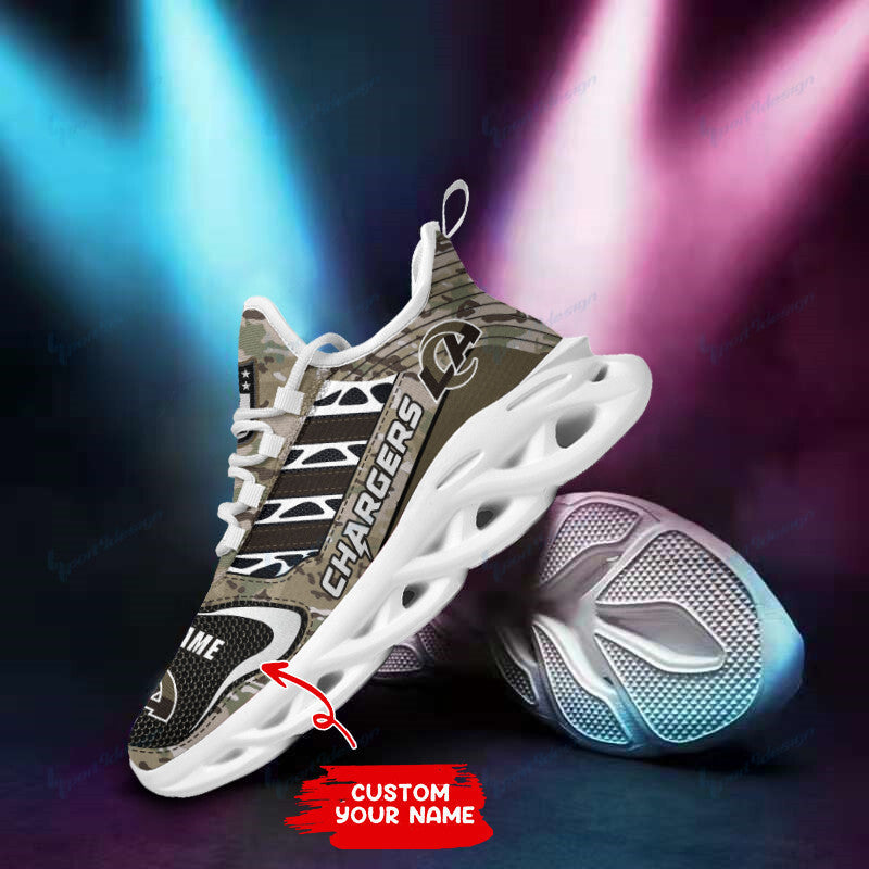 Los Angeles Chargers Personalized Yezy Running Sneakers SPD90